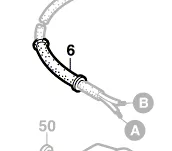 Manchon de cable d´alimentation - Ø 6,5-6,9x95 MM